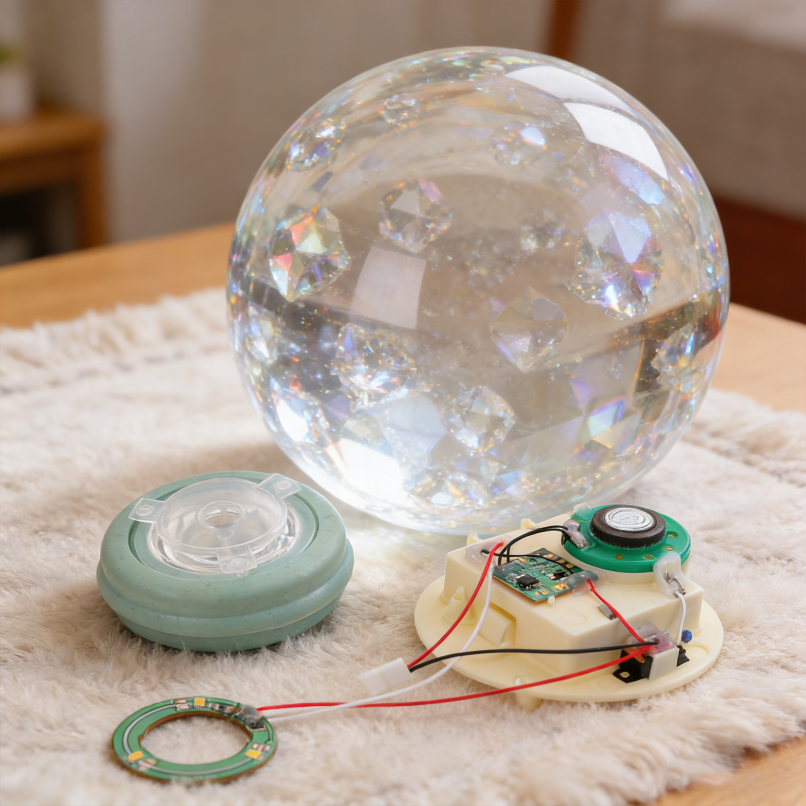 Snow Globe Movement with Music - Plastic Dome Clear ulasan dan harga