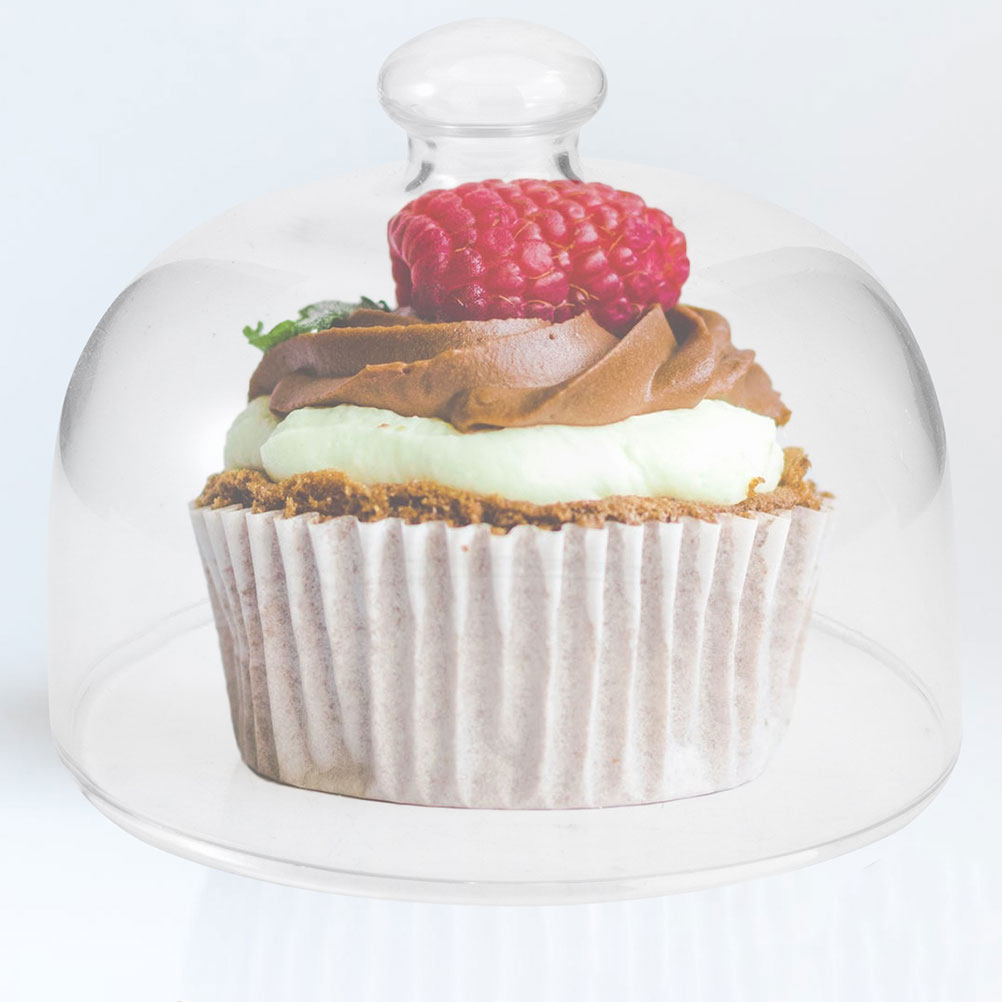 2Pcs Transparent Cake Dome Cov - Plastic Dome Clear ulasan dan harga