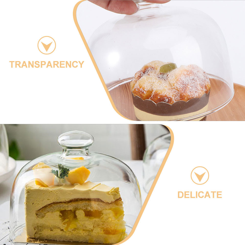 2Pcs Transparent Cake Dome Cov - Plastic Dome Clear ulasan dan harga