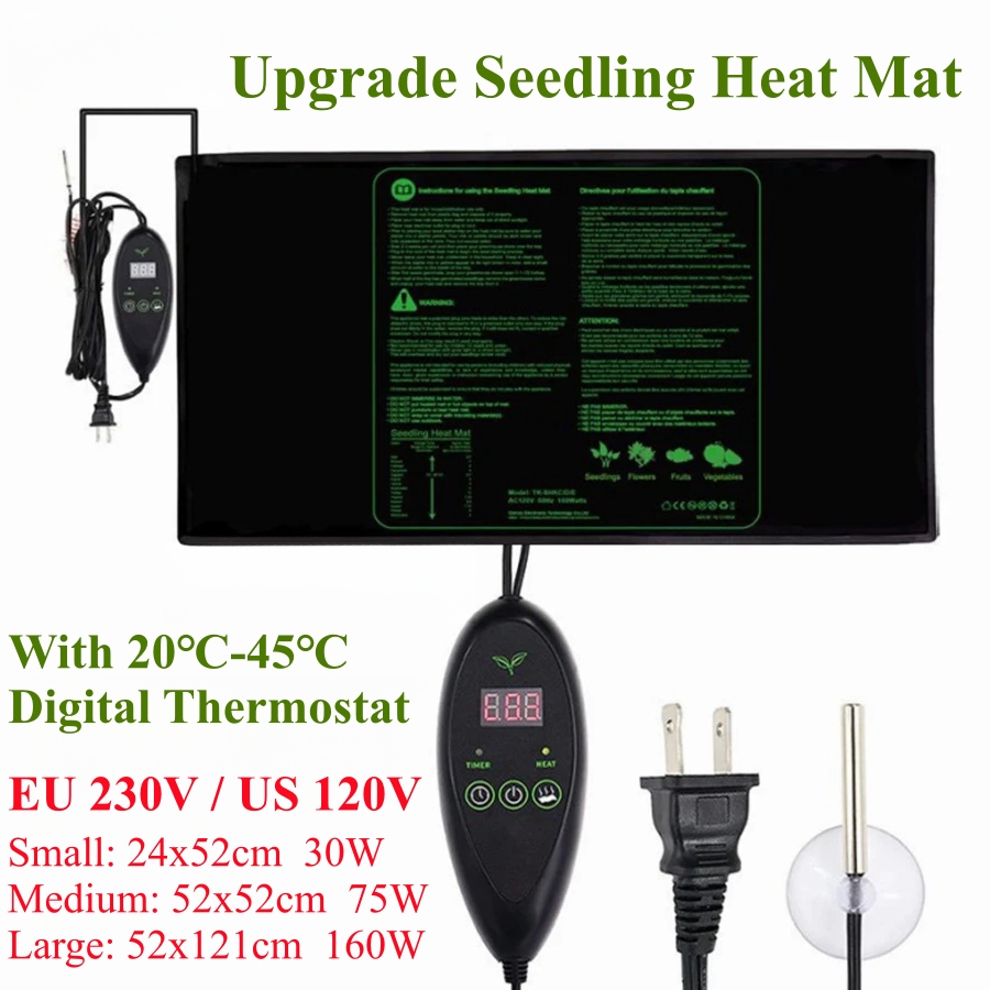 3 Sizes Upgrade Seedling Heat  - Heat Mat Seedling ulasan dan harga