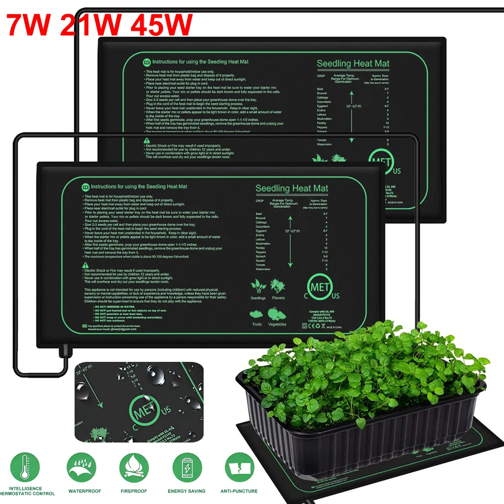 10/25/50CM Seedling Heat Mat I - Rooting Gel Clone ulasan dan harga